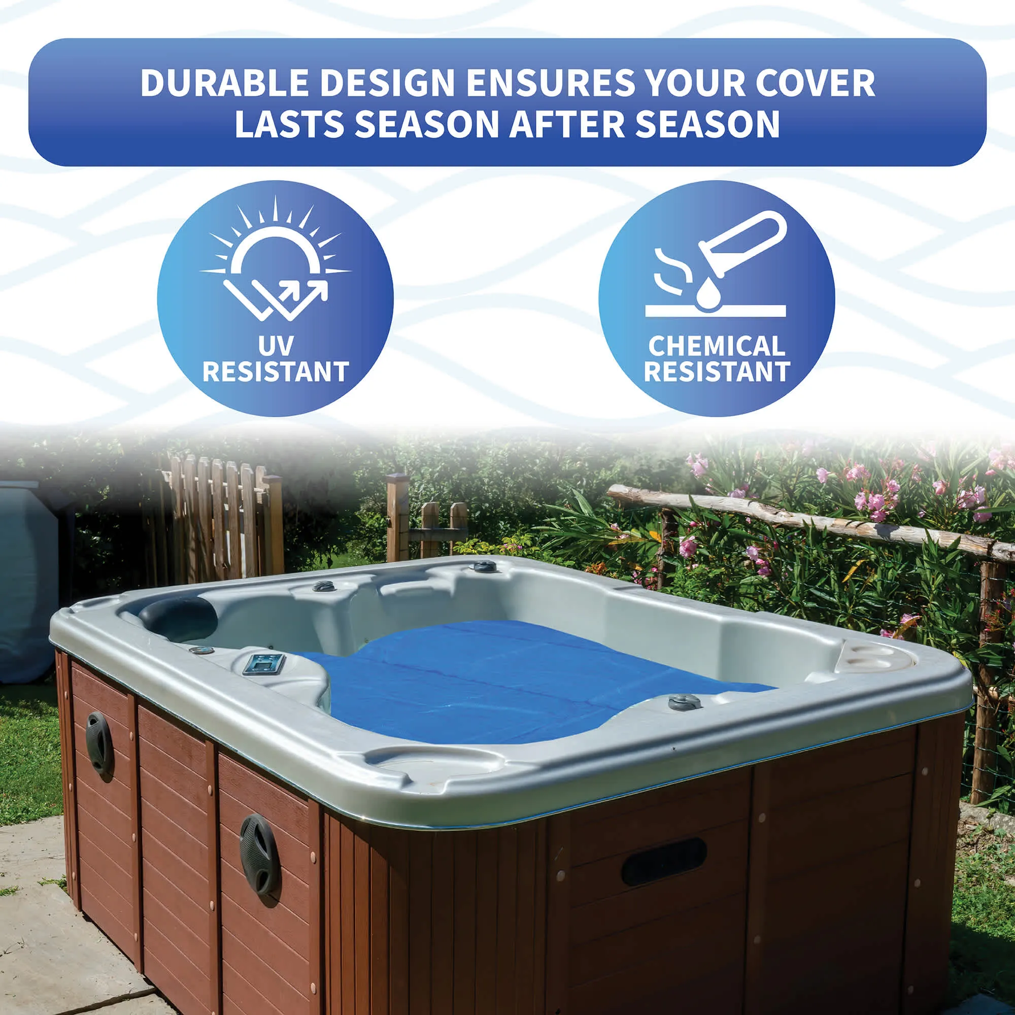 12-mil Solar Blanket for Hot Tubs - 7-ft x 8-ft Cover