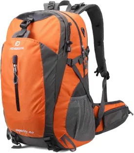 40L Waterproof Lightweight Hiking,Camping,Travel Backpack for Men Women