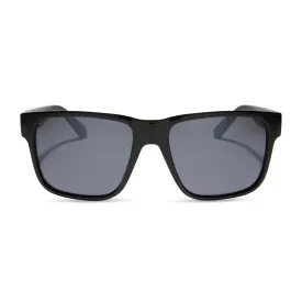ACE - BLACK   GREY WITH SILVER FLASH   POLARIZED SUNGLASSES