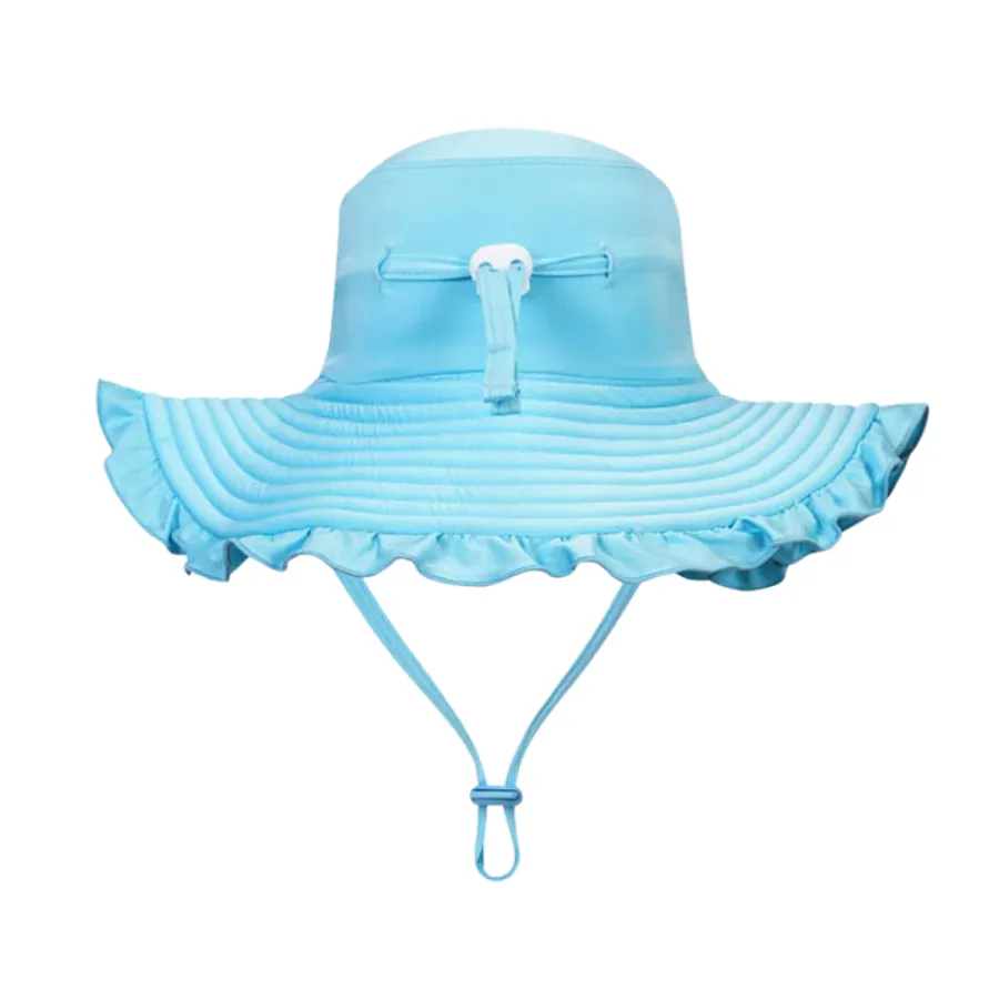 Aqua Blu Kids Sun Hat AG24023SS - Stepping Stones Blue