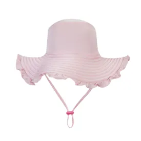 Aqua Blu Kids Sun Hat AG24023SS - Stepping Stones Pink