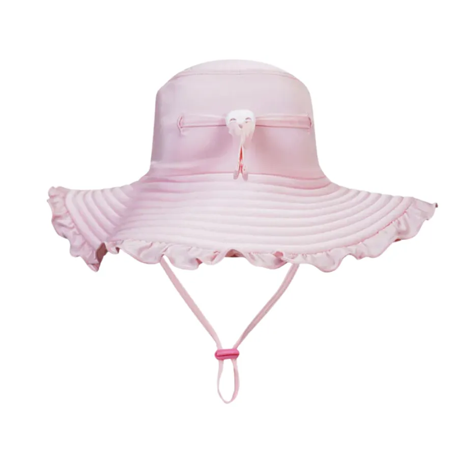 Aqua Blu Kids Sun Hat AG24023SS - Stepping Stones Pink