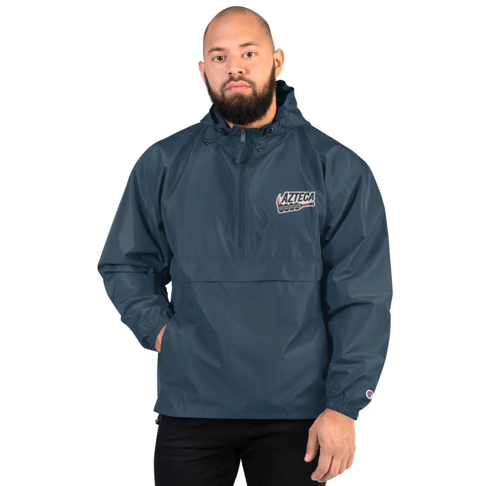 Azteca Macuahuitl Swing - Embroidered Champion Packable Jacket