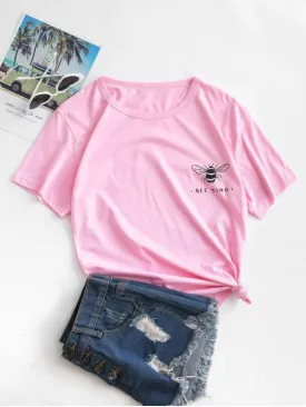 Basic Bee Kind Graphic T-shirt