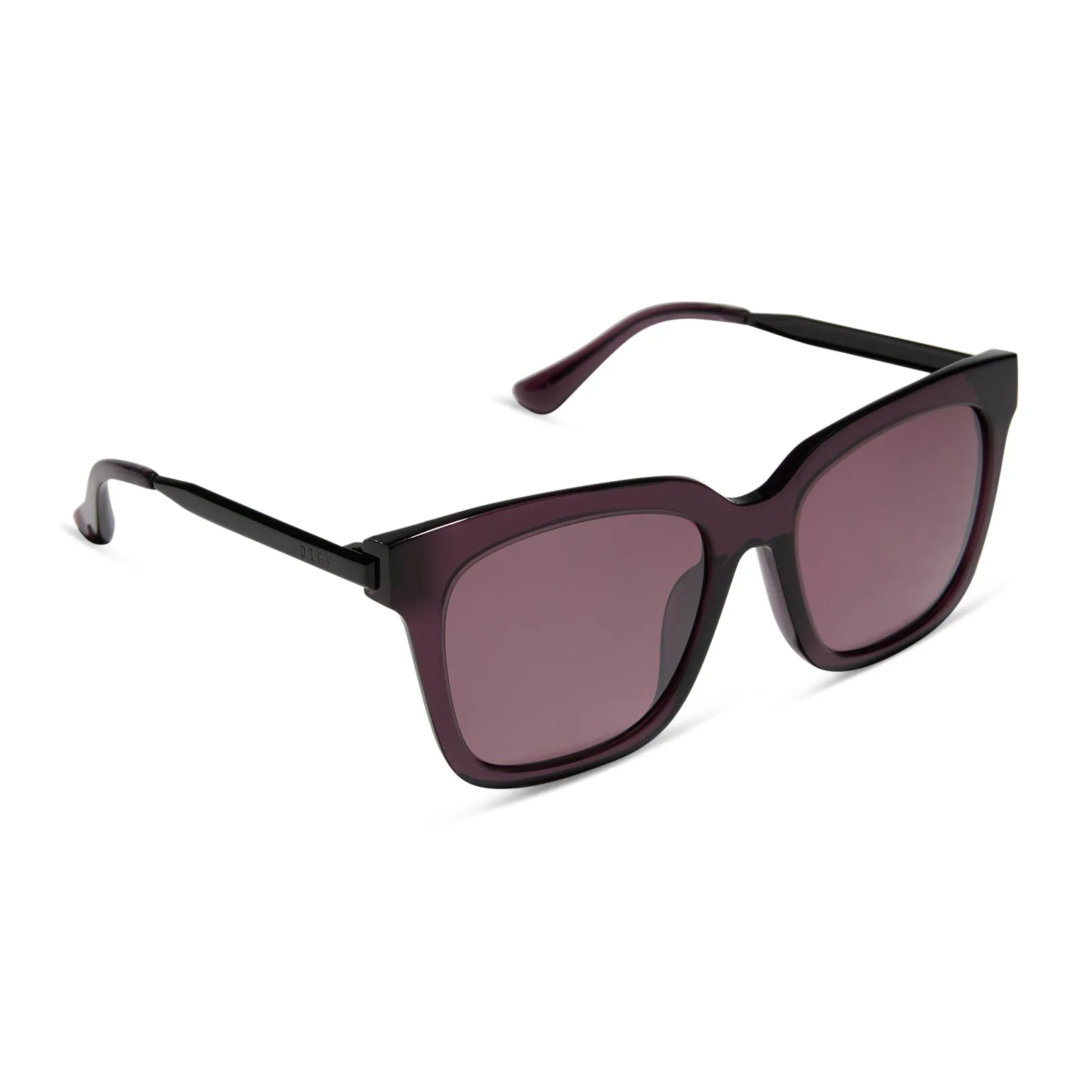 BELLA - AUBERGINE   AUBERGINE W SILVER FLASH   POLARIZED SUNGLASSES