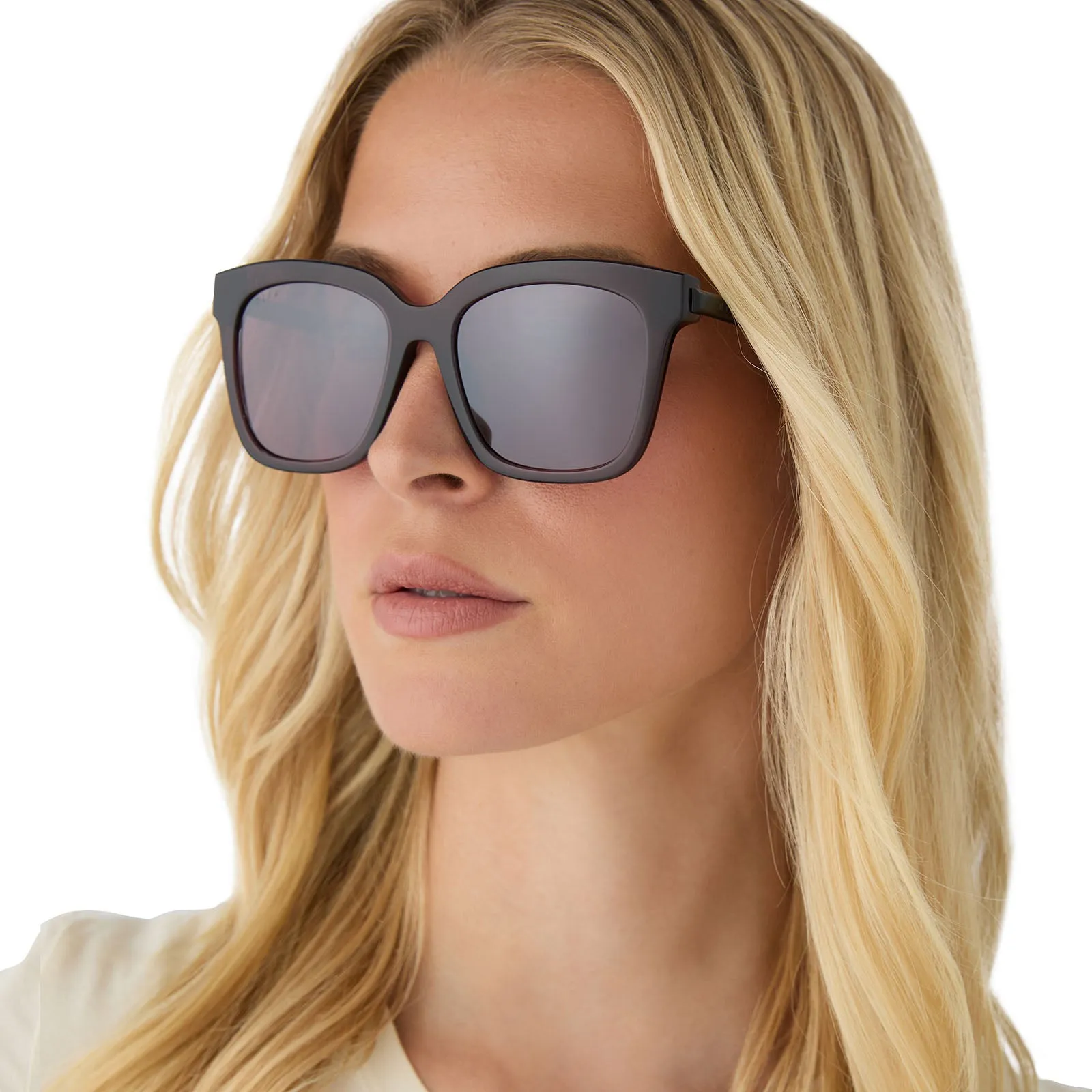 BELLA - AUBERGINE   AUBERGINE W SILVER FLASH   POLARIZED SUNGLASSES