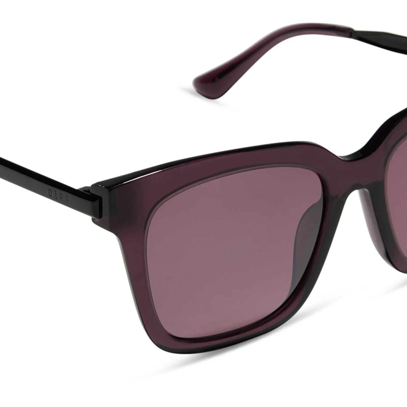 BELLA - AUBERGINE   AUBERGINE W SILVER FLASH   POLARIZED SUNGLASSES