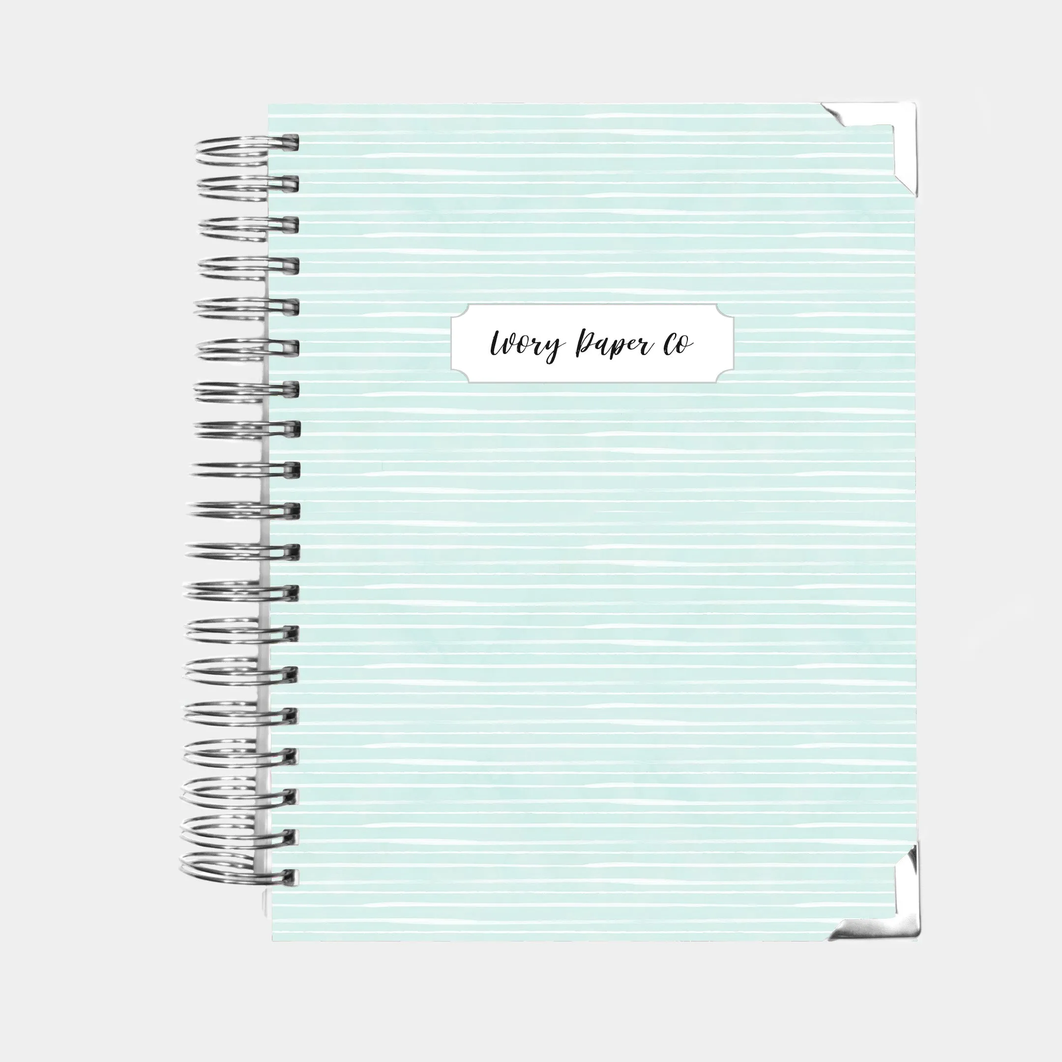 Blue Stripes | All-In-One Planner (Daily, Weekly & Monthly)