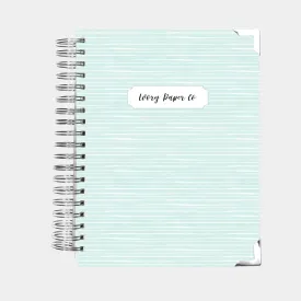 Blue Stripes | All-In-One Planner (Daily, Weekly & Monthly)