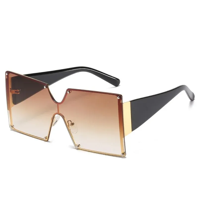 “BOSSY” Oversize Square Sunglasses
