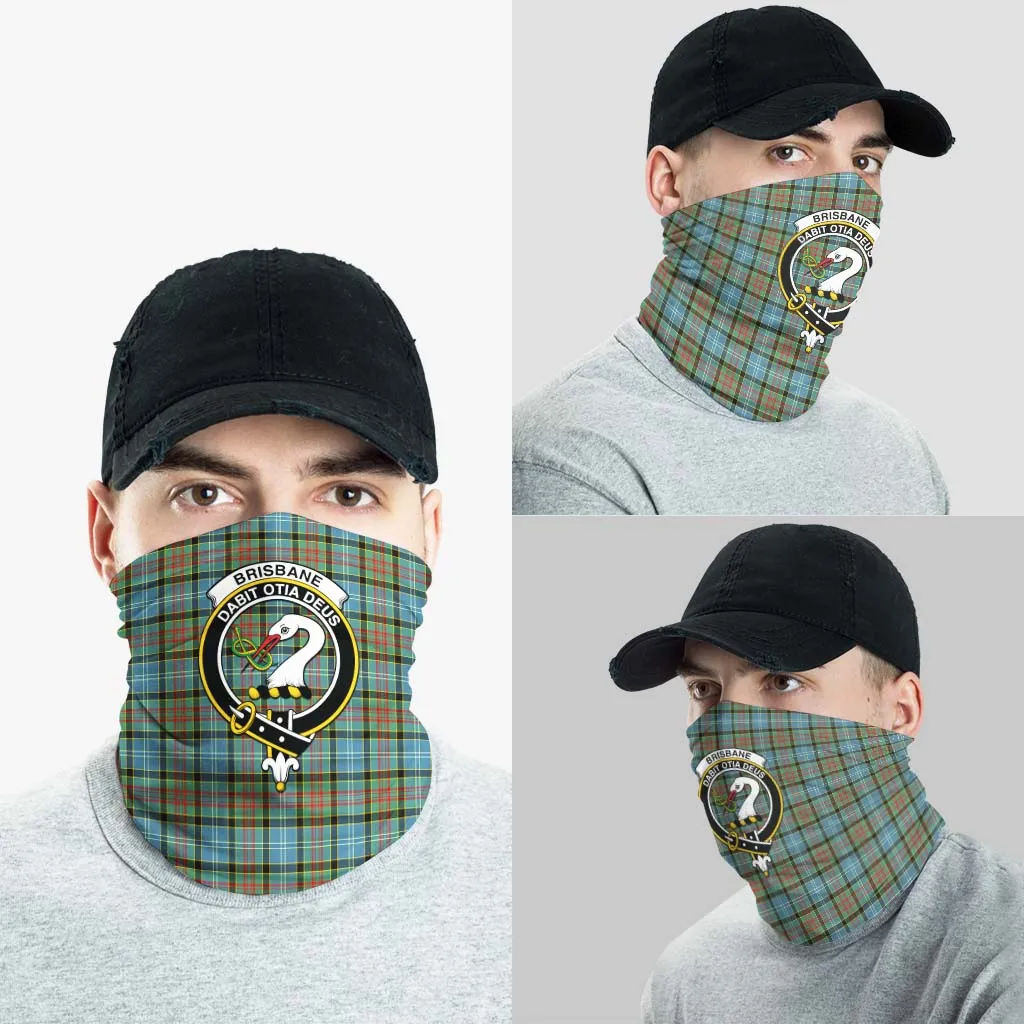 Brisbane Tartan Neck Gaiters, Tartan Bandanas, Tartan Head Band with Family Crest