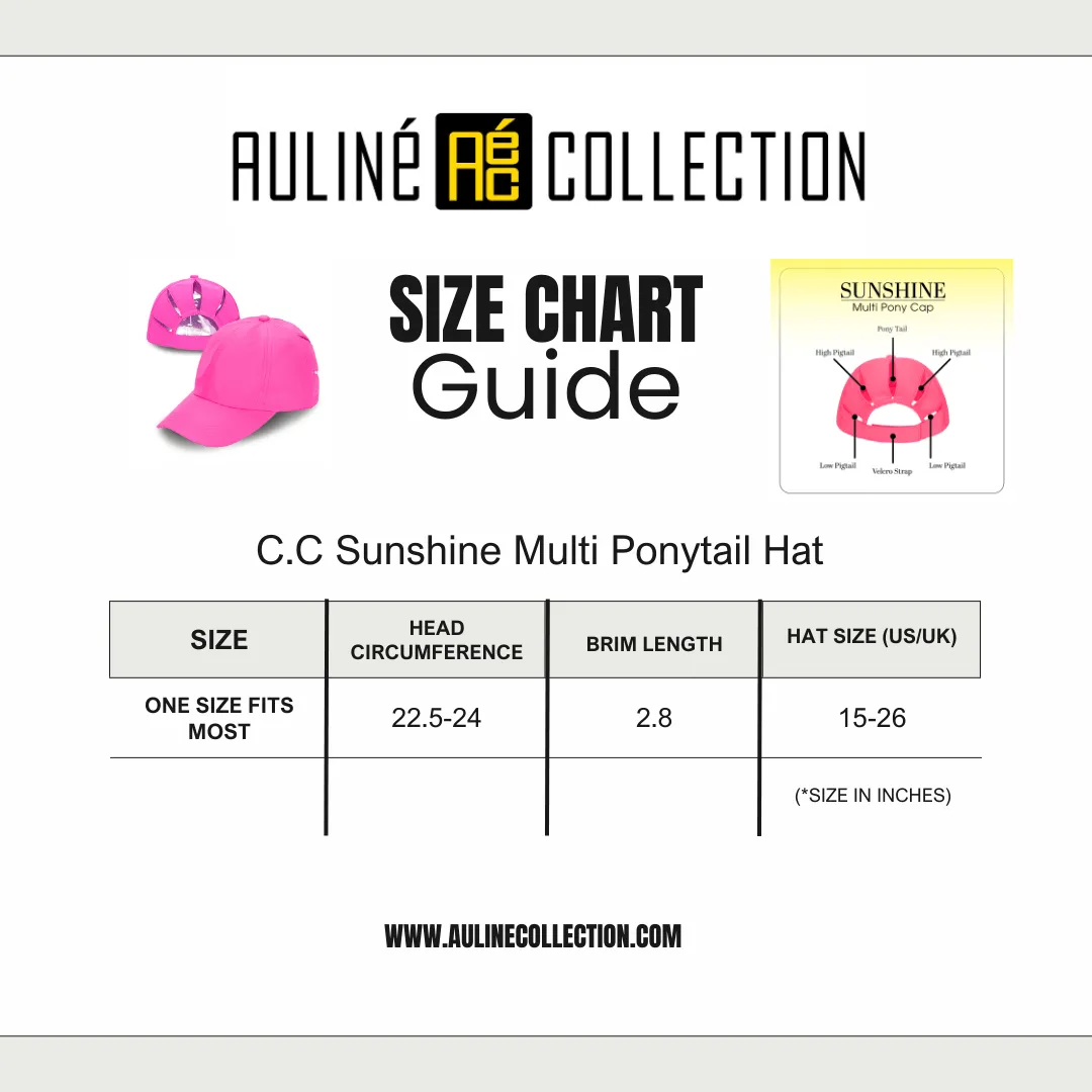 C.C Multi Ponytail Hat