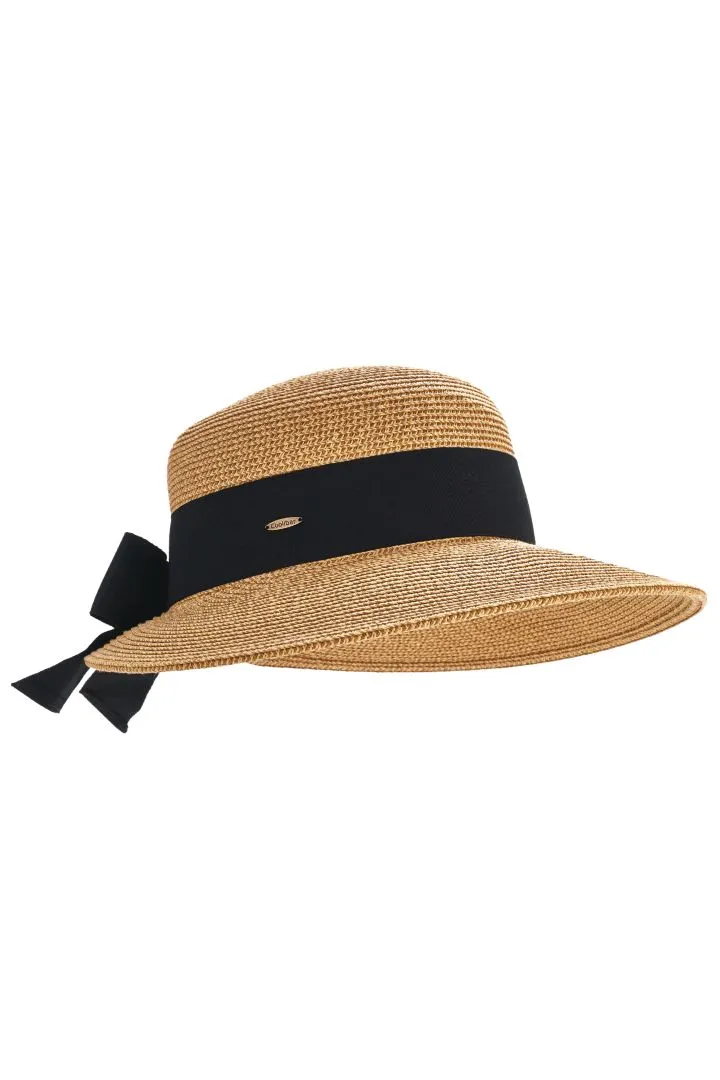Coolibar Clara Asymmetrical Sun Hat UPF 50  - Natural