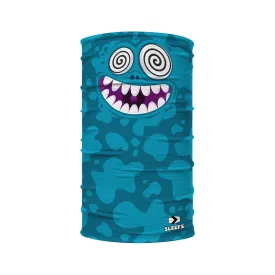 Crazy Tom Blue Kids Neck Gaiter