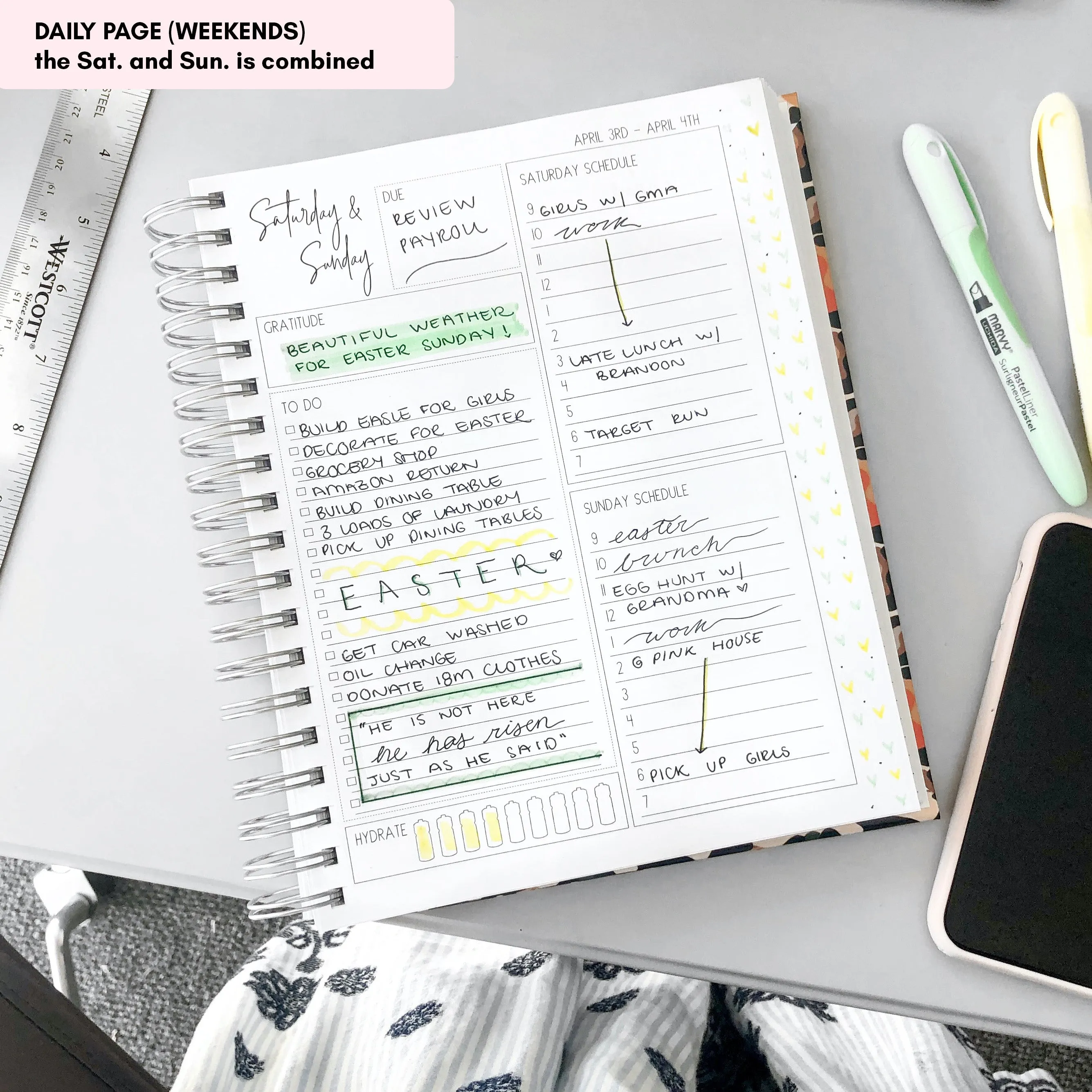 Daphne | All-In-One Planner (Daily, Weekly & Monthly)