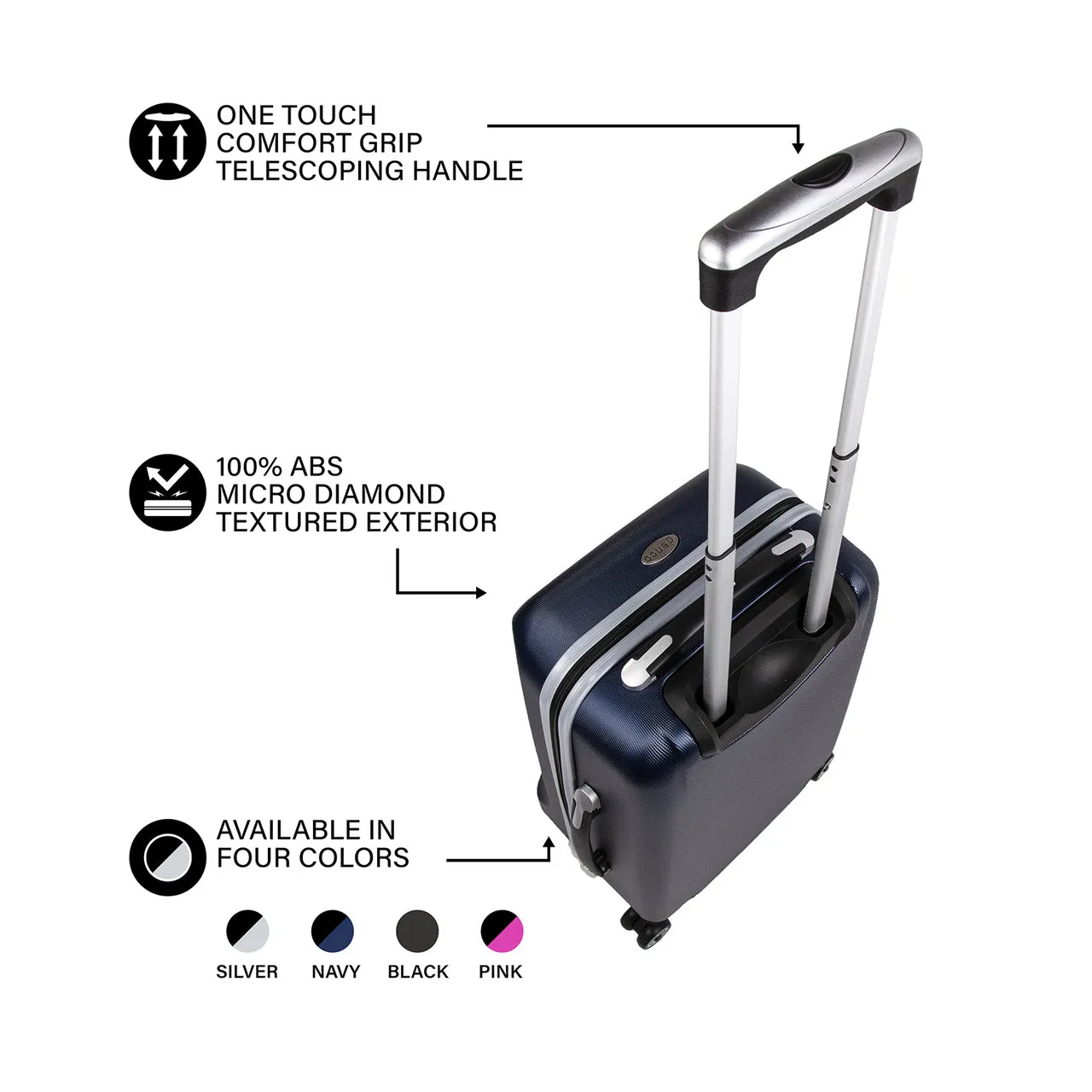 Depaul Deluxe 2-Piece Backpack and Carry-on Set