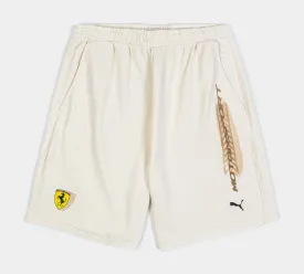 Desert Sun Scuderia Ferrari Race Las Vegas Mens Shorts (Beige)