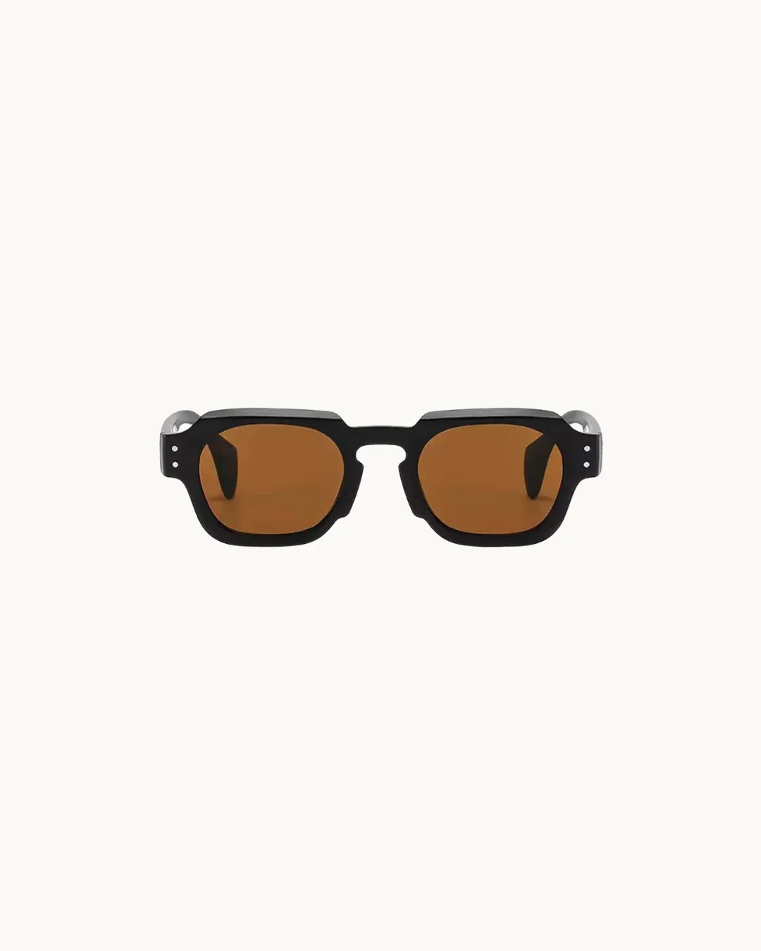 Echo Polarized Sunglasses: Black/Brown
