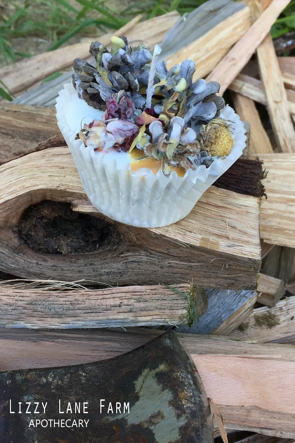 Herbal Fire Starter-large single use, pinecone fire starter