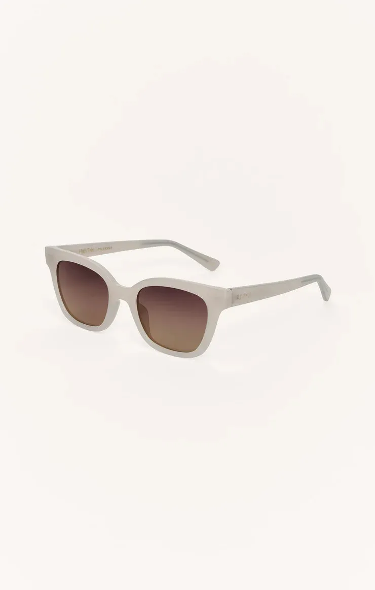 High Tide Polarized Sunglasses in Sandstone-Gradient