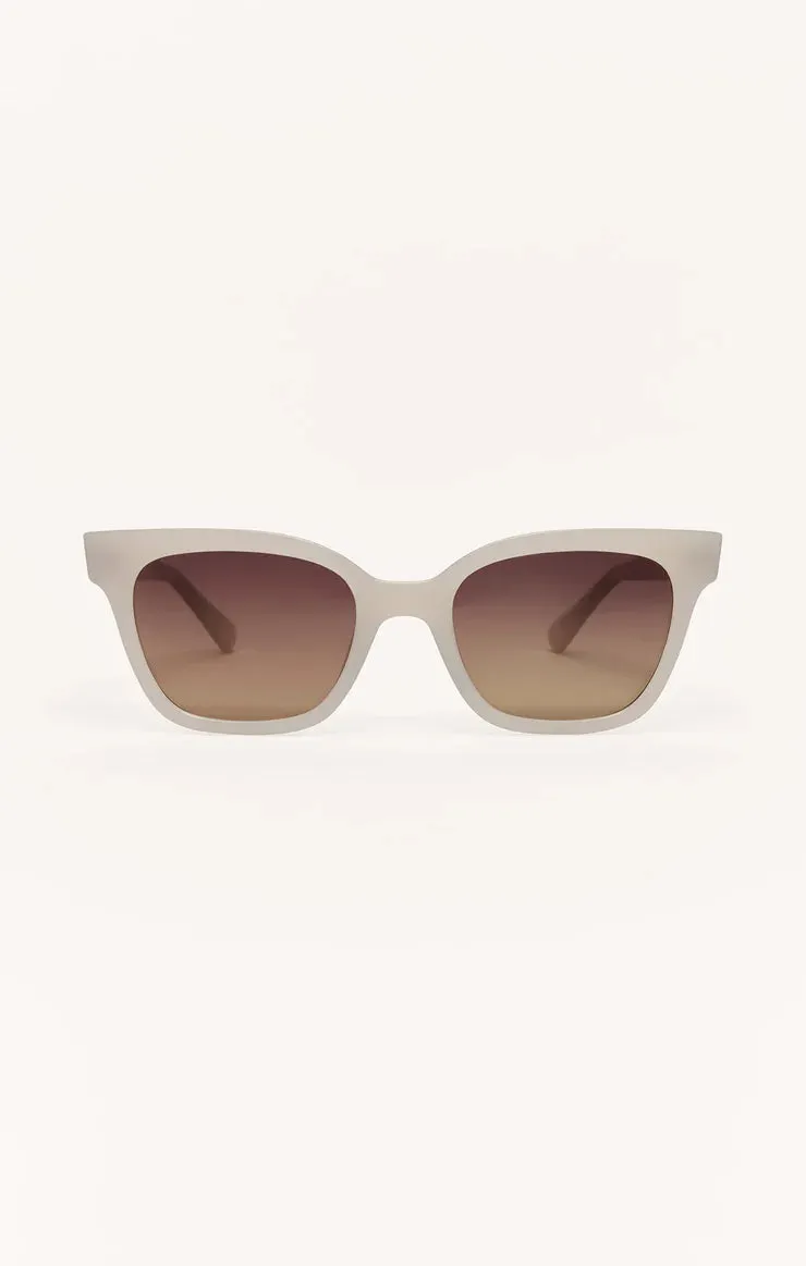 High Tide Polarized Sunglasses in Sandstone-Gradient