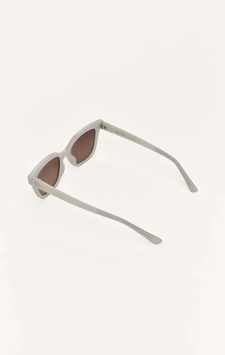 High Tide Polarized Sunglasses in Sandstone-Gradient