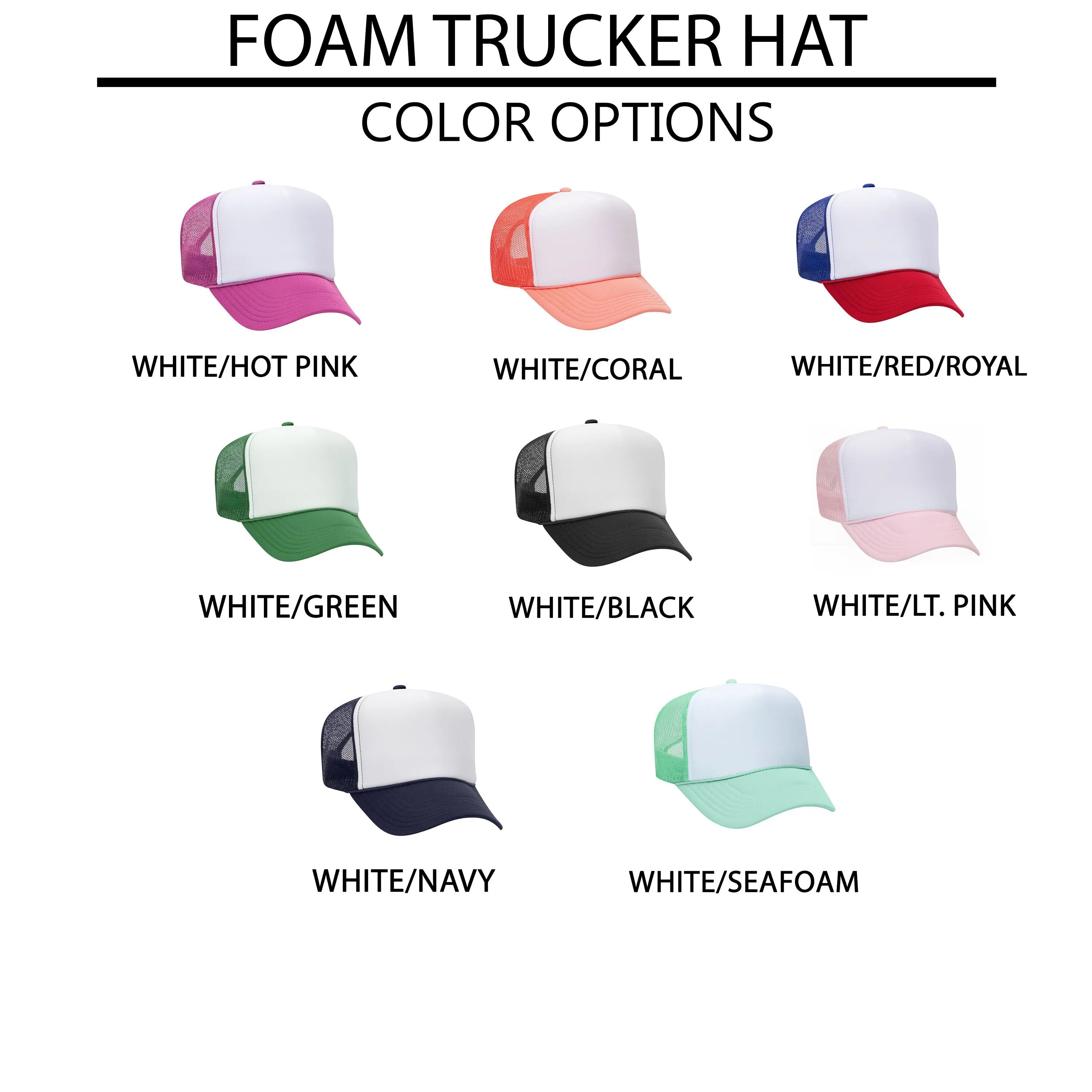 Hike More Worry Less Colorful | Foam Trucker Hat