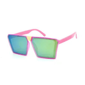 Kids Neon Oversize Square Sunglasses