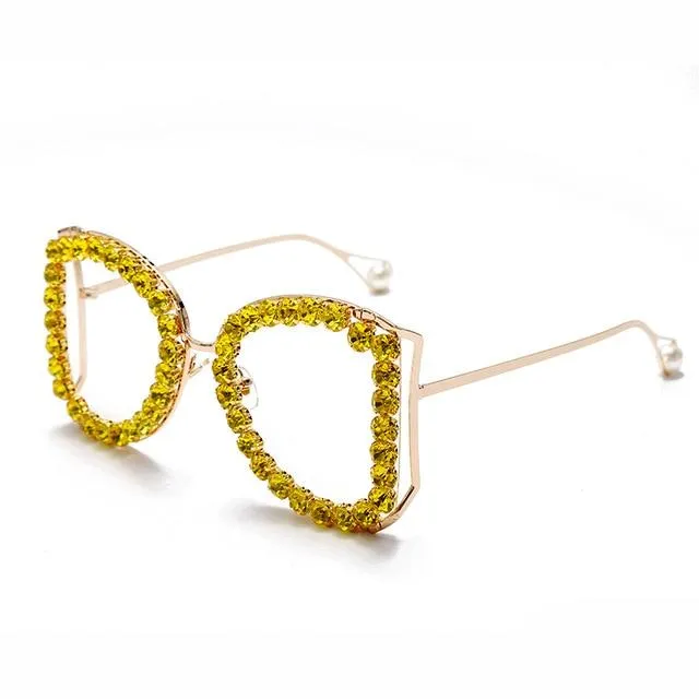 Luxury Square Diamond Sunglasses