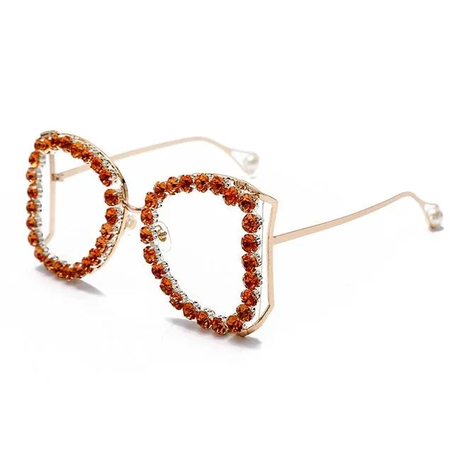 Luxury Square Diamond Sunglasses