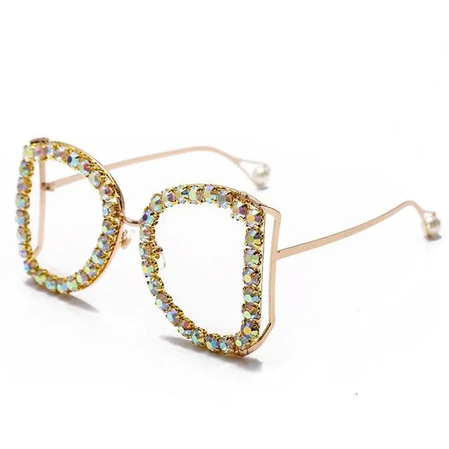 Luxury Square Diamond Sunglasses