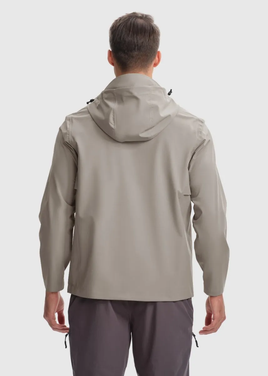 Men's Hood Cycling Bike Waterproof Raincoat