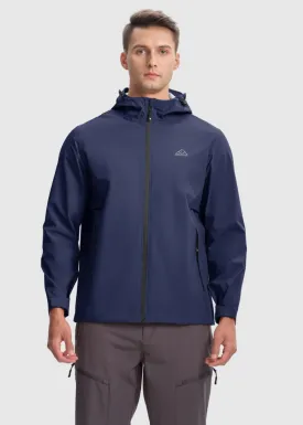 Men's Hood Cycling Bike Waterproof Raincoat
