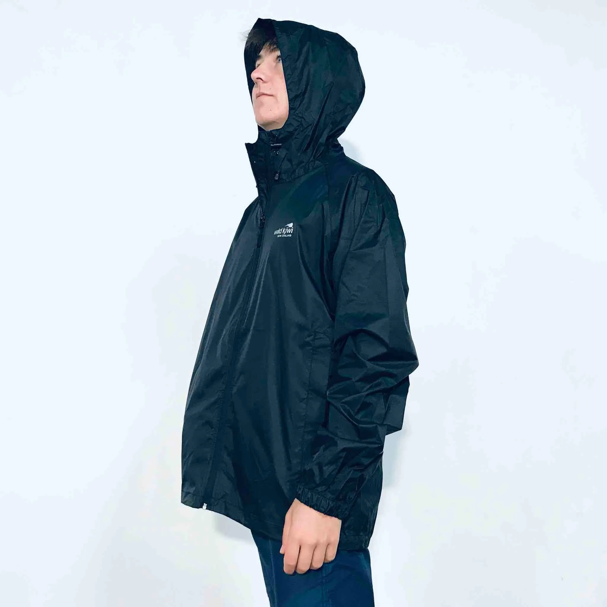 Mens Packable Rain Jacket - Wild Kiwi