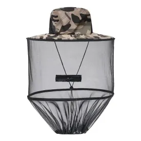 Mosquito Head Net Hat, Adjustable, Lightweight, Comfortable, Insect & Bee Protection, Sunshade, Ideal for Outdoor Fishing & Camping, Polyester
