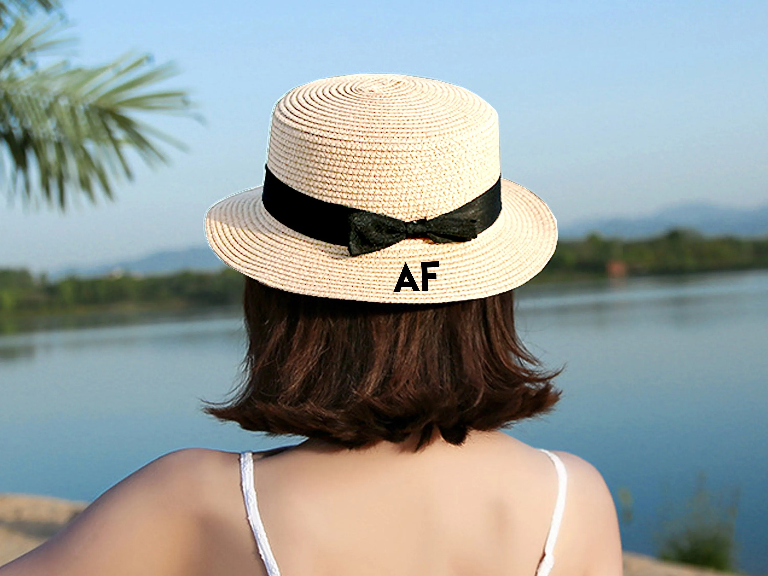Mrs. Boater Hat