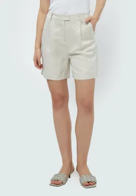 MSAuguste Linen Shorts - Nomad Sand Melange