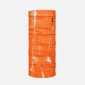 Orange Grunge 2-Layer Neck Gaiter