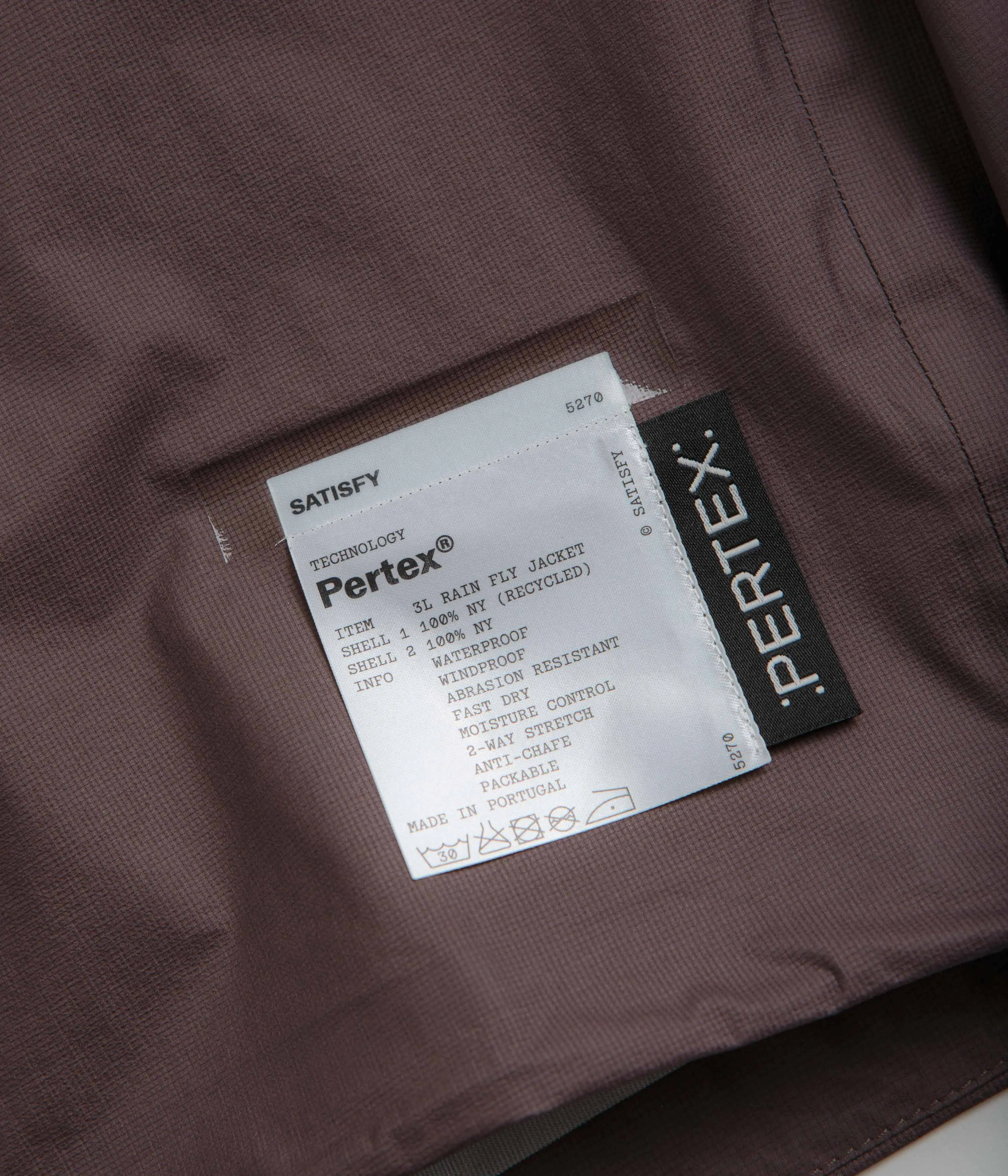 Satisfy Pertex 3L Rain Fly Jacket - Sparrow