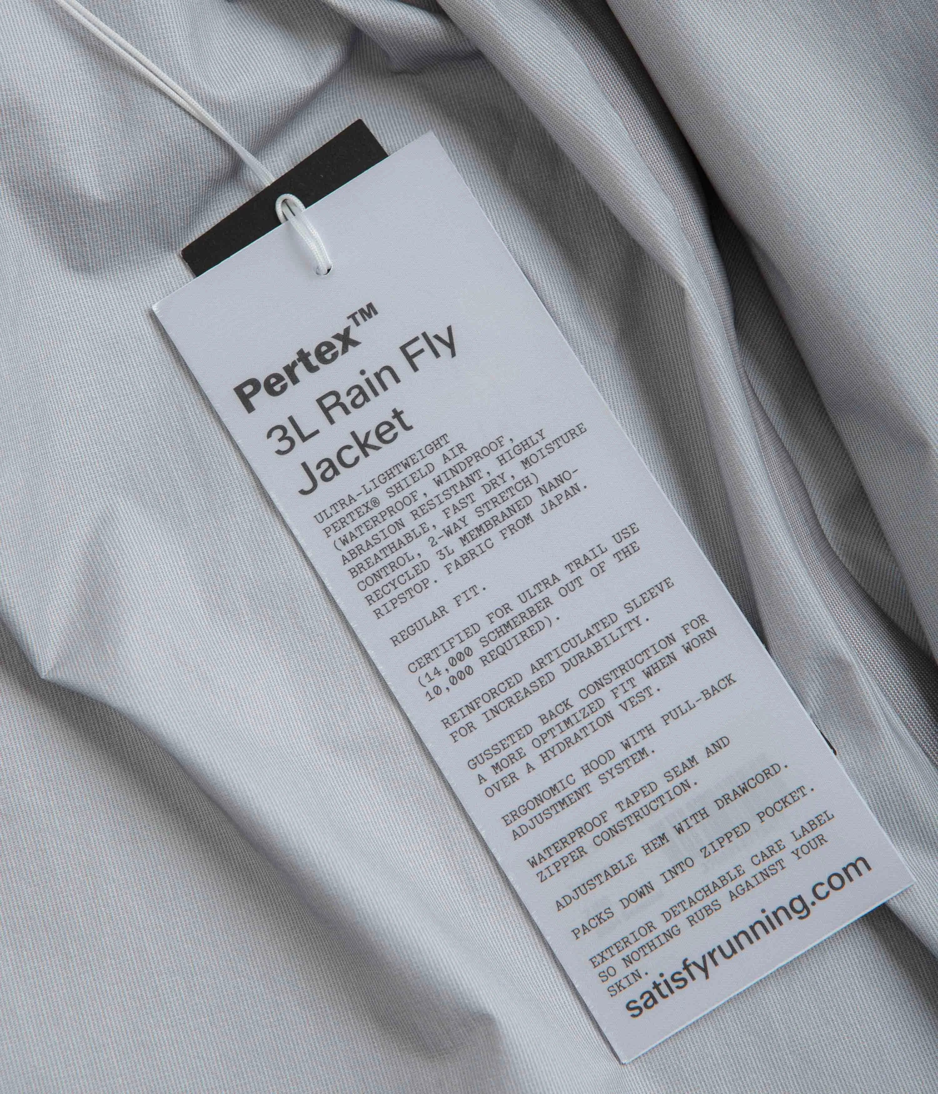 Satisfy Pertex 3L Rain Fly Jacket - Sparrow