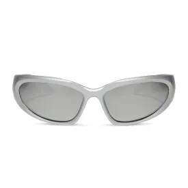 SIDE OUT - SILVER   SILVER MIRROR   POLARIZED SUNGLASSES