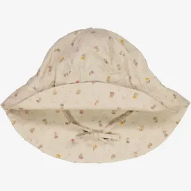 Sun Hat Chloè | Baby - fossil flowers dot