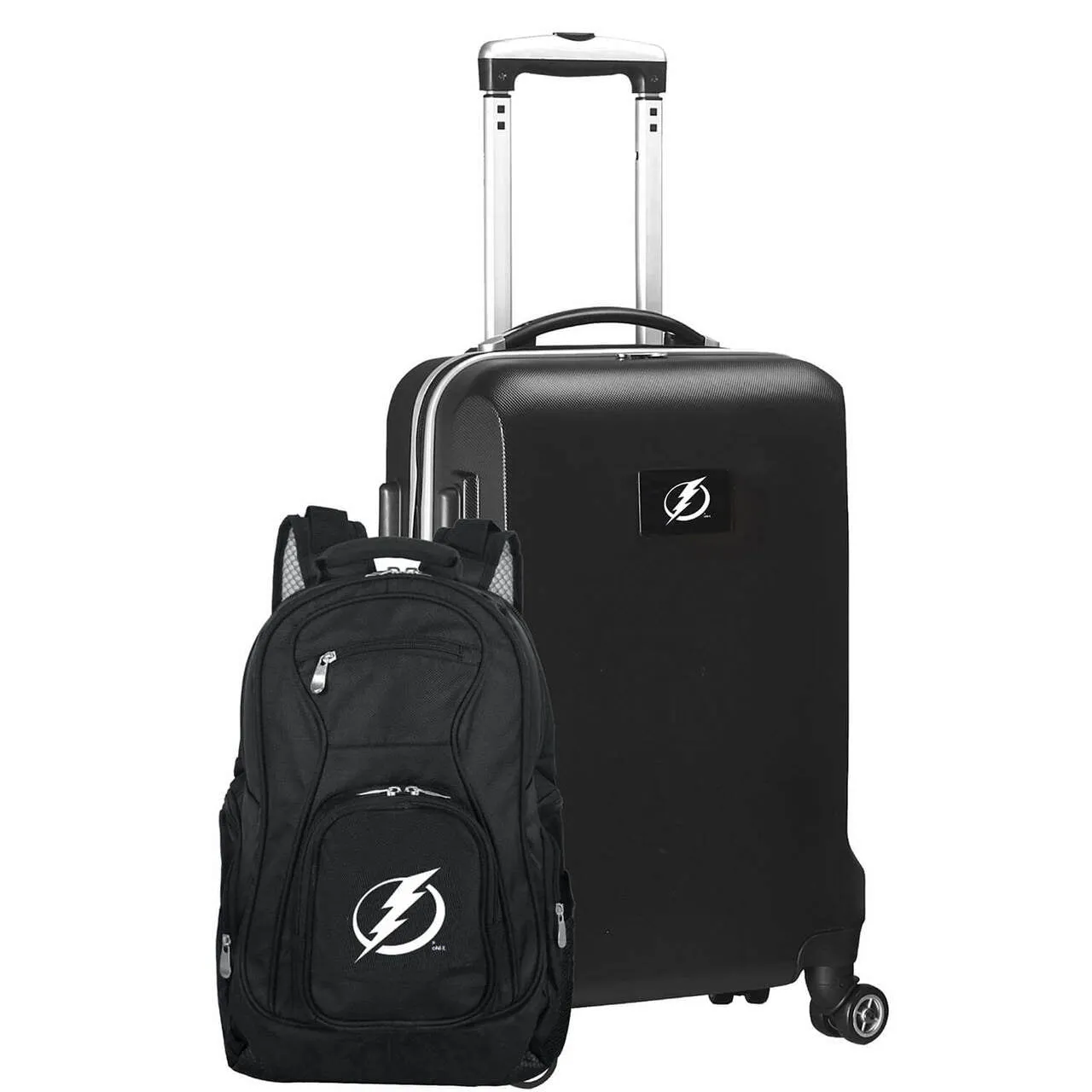 Tampa Bay Lightning Deluxe 2-Piece Backpack and Carry-on Set in Black