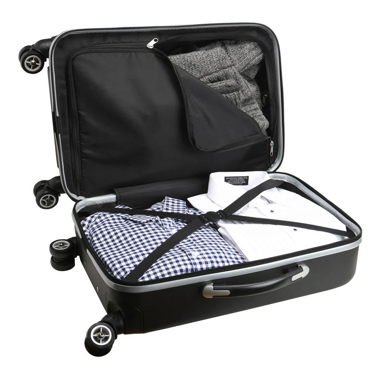 Tampa Bay Lightning Deluxe 2-Piece Backpack and Carry-on Set in Black