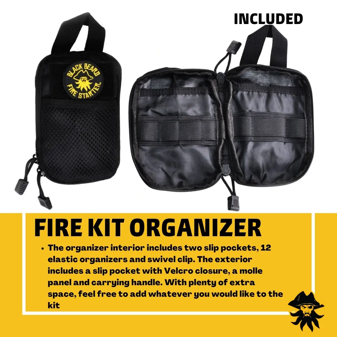 The Black Beard Grab &amp; Go Fire Starter Kit