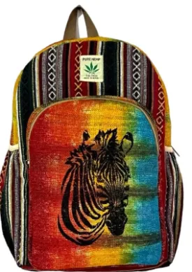 Tie Dye Hemp Bag Zebra - Wholesale