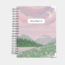 Twilight Mountains | All-In-One Planner (Daily, Weekly & Monthly)