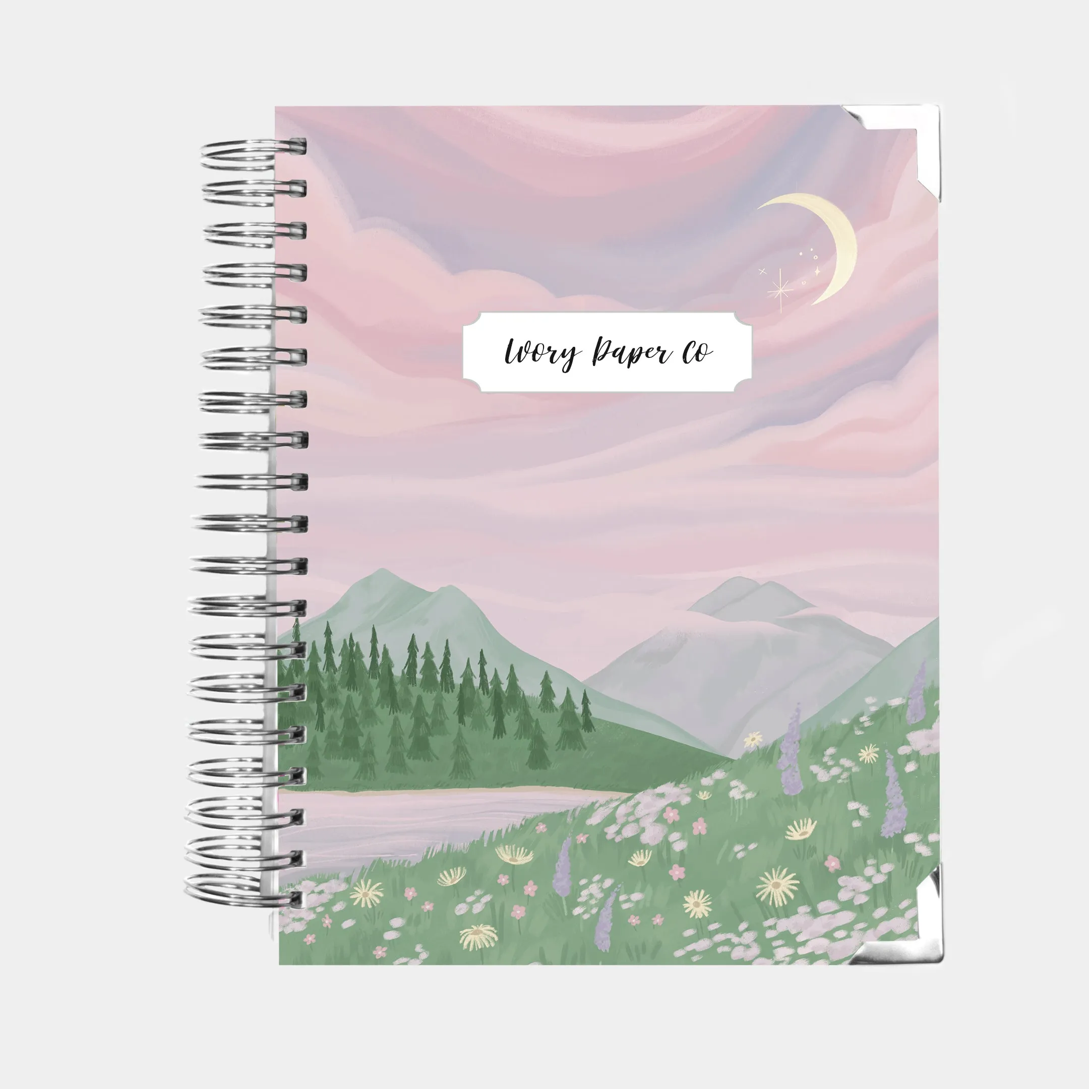 Twilight Mountains | All-In-One Planner (Daily, Weekly & Monthly)