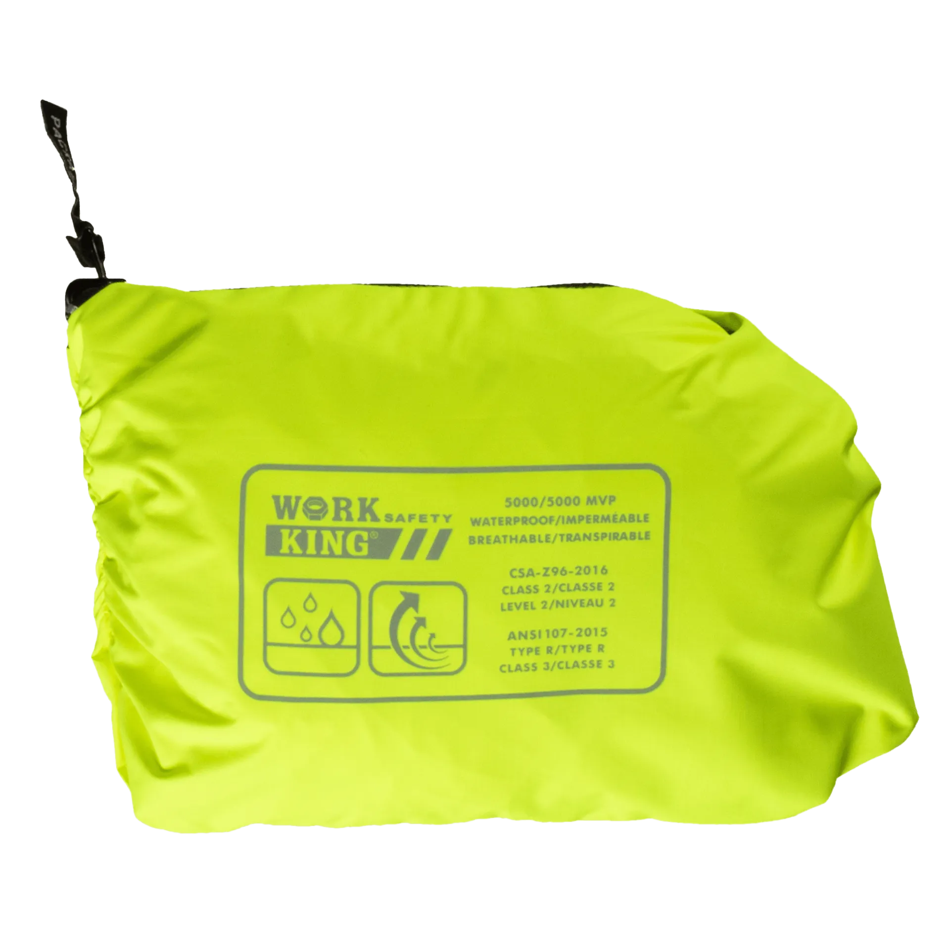 Work King® Hi-Vis Packable Rain Pant SP02