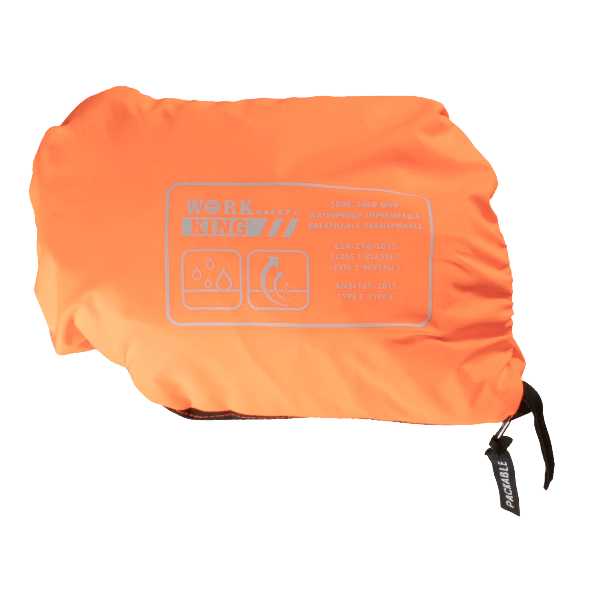 Work King® Hi-Vis Packable Rain Pant SP02
